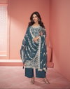 Raabta By Aashirwad Gulkand Organza Silk Wedding Wear Salwar Suits Wholesale Suppliers In India